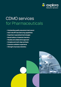 Axplora CDMO services for Pharmaceuticals 