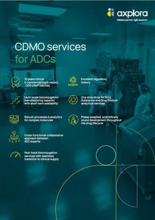 CDMO services for ACDs brochure cover