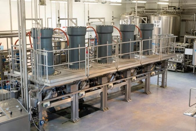 omega 3 cGMP purification plant in Axplora Novasep Mourenx site 
